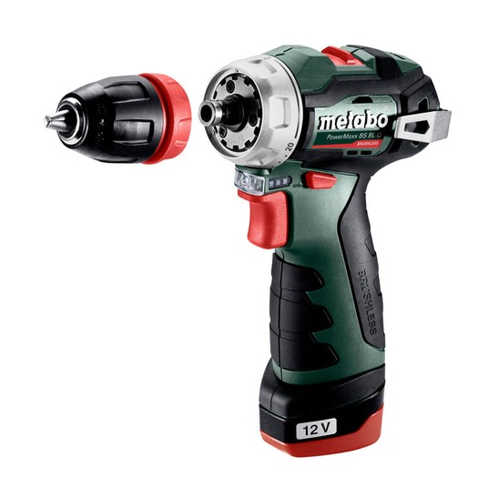 Wkrętarka 12V 2x2Ah PowerMaxx BS BL Quick Metabo -zdjęcie numer 2