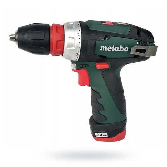Wkrętarka 12V 2x2Ah PowerMaxx BS Quick Metabo -zdjęcie numer 12