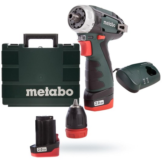 Wkrętarka 12V 2x2Ah PowerMaxx BS Quick Metabo -zdjęcie numer 3