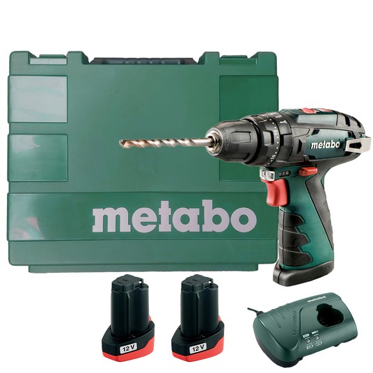 Wkrętarka 12V 2x2Ah udar PowerMaxx SB Basic Metabo -zdjęcie numer 1