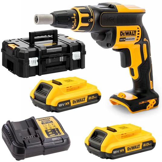 Wkrętarka 18V 2x2Ah bezszczotkowa G-K DEWALT -zdjęcie numer 1