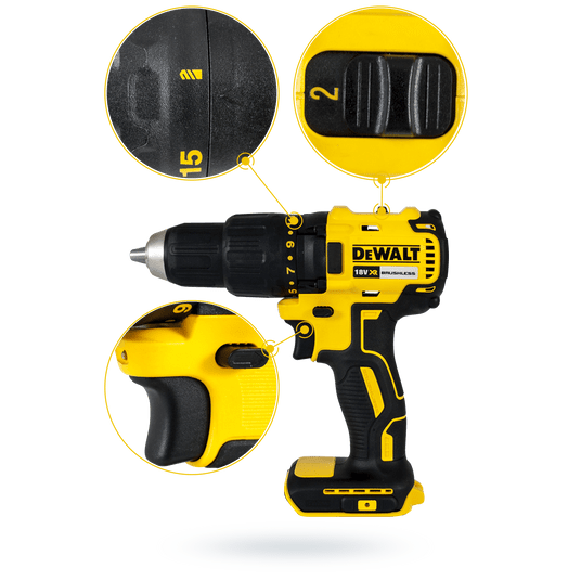 Wkrętarka 18V 65Nm 2x4Ah BRUSHLESS TSTAK DeWALT -zdjęcie numer 5