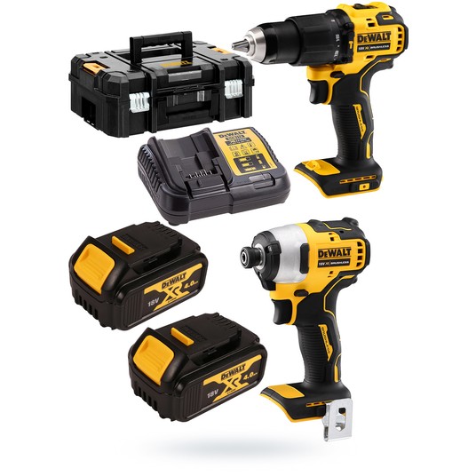Wkrętarka DCD709+zakrętar DCF809 18V 2x4Ah DEWALT -zdjęcie numer 3