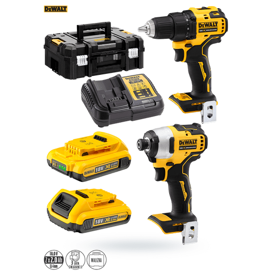 Wkrętarka DCD709 zakrętara DCF809 18V 2x2Ah DEWALT -zdjęcie numer 2