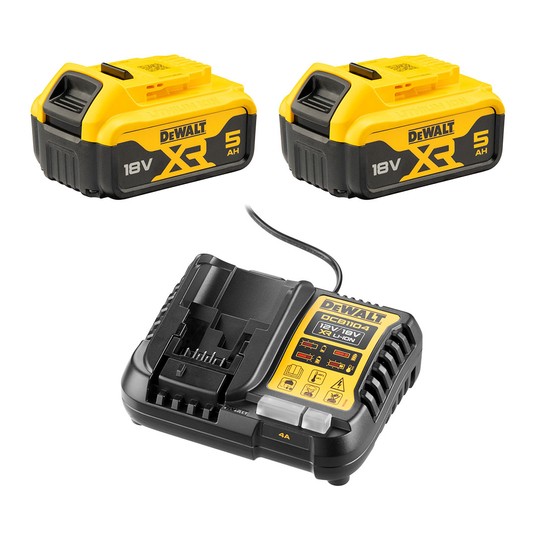 Wkrętarka DCD796 + szlifierka DCG405 2x5Ah DEWALT -zdjęcie numer 6