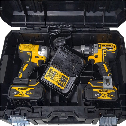 Wkrętarka DCD796+zakręt DCF887 2x4Ah TSTAK DEWALT -zdjęcie numer 7