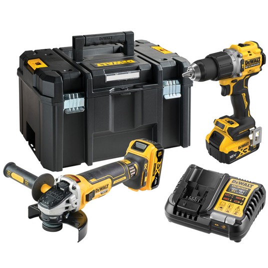 Wkrętarka DCD805 + szlifierka DCG405 2x5Ah DEWALT -zdjęcie numer 1