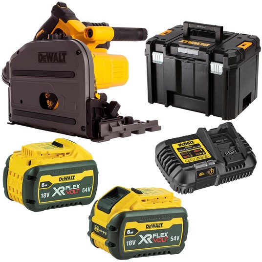 Zagłębiarka FlexVolt 54V 2x6Ah+ DWS5022 szyna 1,5m -zdjęcie numer 2