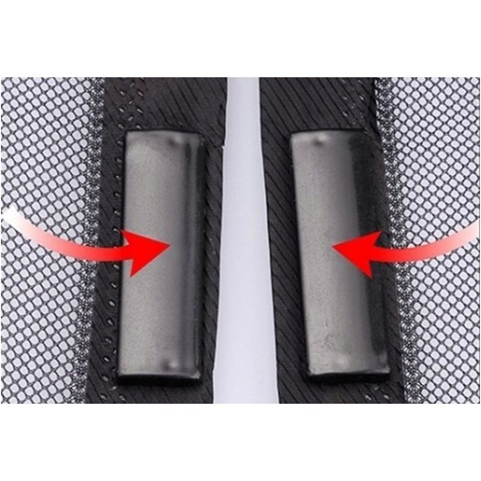 Zasłona magnetyczna KLIK-KLAK 160x220 CZARNA -zdjęcie numer 3