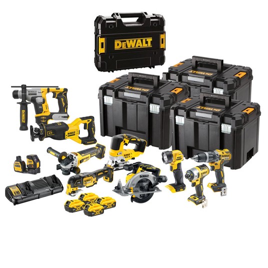 Zestaw COMBO 10 narzędzi akumulatorowych DeWalt -zdjęcie numer 1