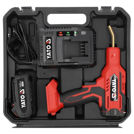 Zgrzewarka do plastiku 18V 500st 1x2Ah YATO -zdjęcie numer 8