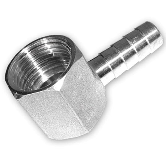 Złączka do kuch gazowej 1/2" GW kątowa chrom (10) -zdjęcie numer 1