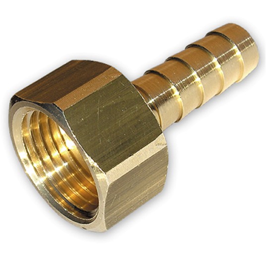 Złączka do kuch gazowej 1/2" GWx9mm prosta mosiądz -zdjęcie numer 1