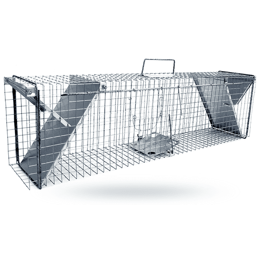 Żywołapka na kuny 102x20x27cm dwuwejściowa -zdjęcie numer 2