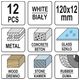 Kreda techniczna BIAŁA opk=12szt -zdjęcie numer 4