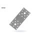 Łącznik płaski 140x55x2,5mm ŁP 2 (opk=20szt) -zdjęcie numer 1