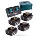 Ładowarka DC18RD +4aku BL1860B 6Ah MAKPAC 3 MAKITA -zdjęcie numer 1