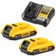 Ładowarka uniwersal DCB1104+ 2x DCB183 2Ah DeWalt -zdjęcie numer 1