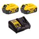 Ładowarka uniwersalna + 2x bateria 18V 5Ah DeWalt -zdjęcie numer 1