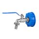 Nakrętka IBC S60x6 z kranem GZ 3/4" metal -zdjęcie numer 1