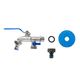 Nakrętka IBC S60x6 z kranem GZ 3/4" x2 metal -zdjęcie numer 2
