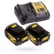 Wkrętarka DCD709+zakrętar DCF809 18V 2x4Ah DEWALT -zdjęcie numer 15