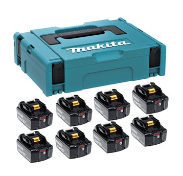 Akumulator 18V 6Ah 8x BL1860B + MAKPAC 1 MAKITA