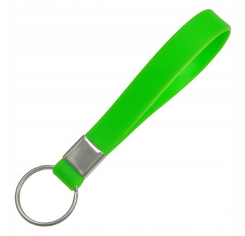 Brelok smyczka ZIELONA NEONOWA do kluczy(opk-5szt