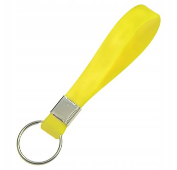 Brelok smyczka ŻÓŁTA do kluczy (opk-5szt)