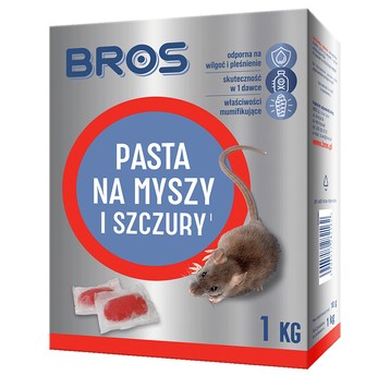 BROS pasta na myszy i szczury 1000g