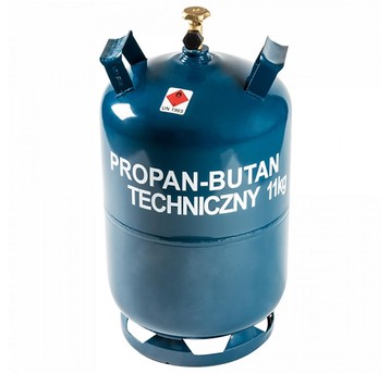 Butla do gazu PROPAN-BUTAN 11kg bez kołnierza