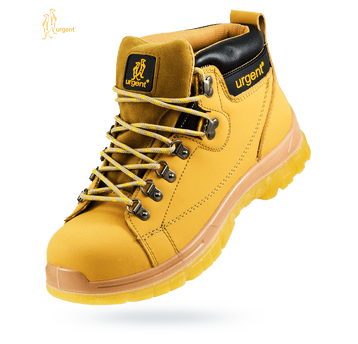 Buty URGENT 114 S1 rozmiar 39 żółty nubuk