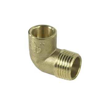Cu kolano BRĄZ nyplowe 18*3/4"