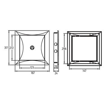 Drzwiczki rewizyjne 150x300 plastikowe DOSPEL