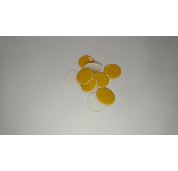 Filc samoprzylepny fi 35mm okrągły BIAŁY