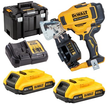 Gwoździarka 18V bębnowa 2x2Ah TSTAK DeWalt