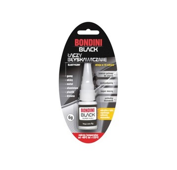 Klej BONDINI PLUS czarny 6g