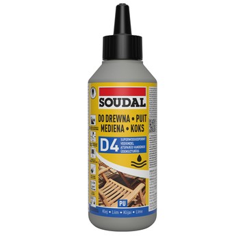 Klej do drewna wodoodp PU 66A 250ml SOUDAL