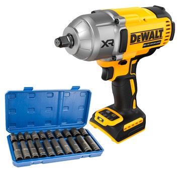 Klucz udarowy 18V 1355Nm 1/2 DeWalt +20 nasadek