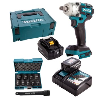 Klucz udarowy 18V 2x3Ah 1/2" 285Nm Makpac Makita