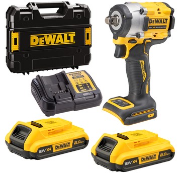 Klucz udarowy 18V 406Nm 1/2" 2aku 2Ah DeWalt