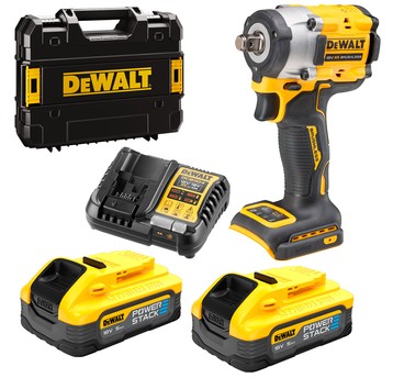 Klucz udarowy 18V 406Nm 1/2" 2aku 5Ah PS DeWalt