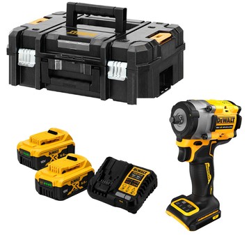 Klucz udarowy 18V 406Nm 3/8" 2x5Ah TSTAK DeWalt