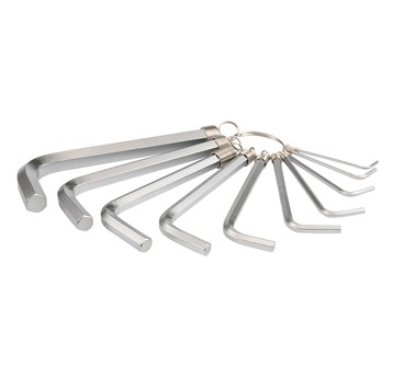 Klucze imbusowe hex 1,5-10 mm, kpl. 10 szt. YATO