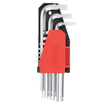 Klucze imbusowe hex 2-12 mm kulka,kpl 10 szt. YATO