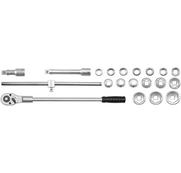 Klucze nasadowe 3/4" 21cz. YATO