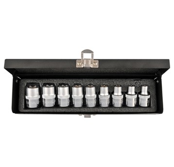 Klucze nasadowe TORX 1/2" E-10- E-24 9cz