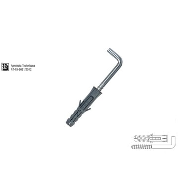 Kołek 6-hak prosty PX- 6 SMRTD 204038 (200)