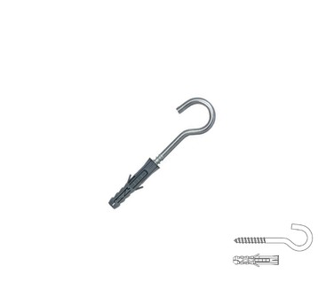 Kołek 6-hak sufitowy WX- 6 "C" (100)