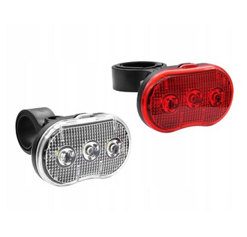 Komplet lamp na baterie do roweru HL-PR-021 ROJAX